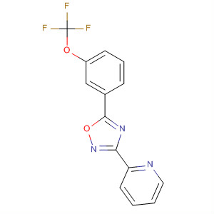 3-(吡啶-2-基)-5-[3-(三氟甲氧基)苯基]-1,2,4-噁二唑结构式_327056-14-4结构式