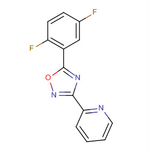 3-(吡啶-2-基)-5-(2,5-二氟苯基)-1,2,4-噁二唑结构式_327056-16-6结构式