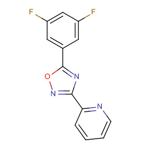 3-(吡啶-2-基)-5-(3,5-二氟苯基)-1,2,4-噁二唑结构式_327056-17-7结构式