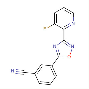 3-(3-Fluoropyrid-2-yl)-5-(3-cyanophenyl)-1,2,4-oxadiazole Structure,327056-27-9Structure