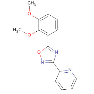 3-(2-吡啶)-5-(2,3-二甲氧基苯基)-1,2,4-噁二唑结构式_327056-33-7结构式