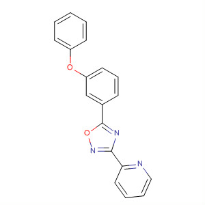 3-(吡啶-2-基)-5-(3-苯氧基苯基)-1,2,4-噁二唑结构式_327056-35-9结构式