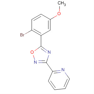 3-(吡啶-2-基)-5-(2-溴-5-甲氧基苯基)-1,2,4-噁二唑结构式_327056-37-1结构式