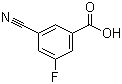 3-氰基-5-氟苯甲酸结构式_327056-74-6结构式