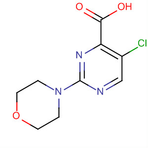 5-Chloro-2-(morpholin-4-yl)pyrimidine-4-carboxylic acid Structure,327064-07-3Structure