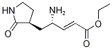 (2E,4s)-4-amino-5-[(3s)-2-oxo-3-pyrrolidinyl]-2-pentenoic acid ethyl ester Structure,328086-61-9Structure