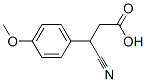 3-Cyano-3-(4-methoxyphenyl)propanoic acid Structure,32856-74-9Structure