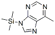 6-Methyl-9-(trimethylsilyl)-9h-purine Structure,32865-79-5Structure