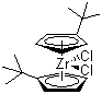 Bis(t-butylcyclopentadienyl)zirconium(Ⅳ)dichloride Structure,32876-92-9Structure