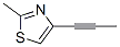 Thiazole, 2-methyl-4-(1-propynyl)- (9ci) Structure,329009-88-3Structure