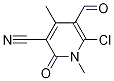 6-Chloro-5-formyl-1,2-dihydro-1,4-dimethyl-2-oxopyridine-3-carbonitrile Structure,329348-61-0Structure