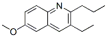 3-Ethyl-6-methoxy-2-propyl-quinoline Structure,3299-44-3Structure