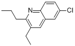 6-Chloro-3-ethyl-2-propylquinoline Structure,3299-46-5Structure