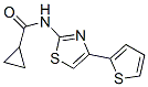 Cyclopropanecarboxamide,n-[4-(2-thienyl)-2-thiazolyl ]-(9ci) Structure,330189-60-1Structure