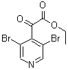 3,5-Dibromo-alpha-oxo-4-pyridineaceticacidethylester Structure,330551-15-0Structure