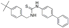 1-(联苯-4-基)-3-(4-叔丁基苄基)硫代脲结构式_330591-83-8结构式