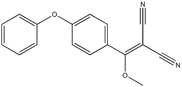 2-[Methoxy(4-phenoxyphenyl)methylene]propanedinitrile Structure,330792-69-3Structure