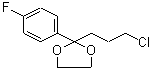 2-(3-氯丙基)-2-(4-氟苯基)-1,3-二氧戊烷结构式_3308-94-9结构式