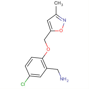 5-Chloro-2-(3-methylisoxazol-5-ylmethoxy)benzylamine Structure,331729-40-9Structure