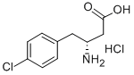 (R)-3-氨基-4-(4-氯苯基)丁酸盐酸盐结构式_331763-59-8结构式