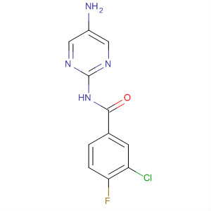 N-(5-aminopyrimidin-2-yl)-3-chloro-4-fluorobenzamide Structure,331809-07-5Structure