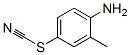 2-Methyl-4-thiocyanato-aniline Structure,33192-10-8Structure