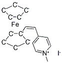 Trans-4-[2-(1-ferrocenyl)vinyl ]-1-methylpyridinium iodide Structure,33197-77-2Structure