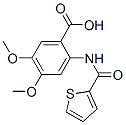 4,5-二甲氧基-2-[(噻吩-2-羰基)-氨基)-苯甲酸结构式_332163-01-6结构式