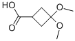 Cyclobutanecarboxylic acid, 3,3-dimethoxy- Structure,332187-56-1Structure