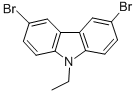 3,6-Dibromo-9-ethylcarbazole Structure,33255-13-9Structure