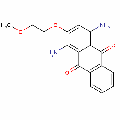 1,4-Diamino-2-(2-methoxyethoxy)anthraquinone Structure,33304-48-2Structure