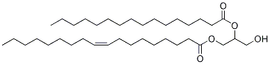 rac 1-Oleoyl-2-palmitoylglycerol Structure,3331-34-8Structure