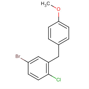 2-(4-Methoxybenzyl)-4-bromo-1-chlorobenzene Structure,333361-51-6Structure