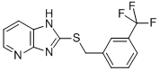 1H-imidazo[4,5-b]pyridine,-2-[[[3-(trifluoromethyl)phenyl ]methyl ]thio]- Structure,333409-45-3Structure