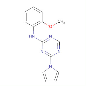 N-(2-甲氧基苯基)-4-(1H-吡咯-1-基)-1,3,5-噻嗪-2-胺结构式_333728-02-2结构式