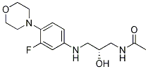 N-[(2r)-3-[[3-氟-4-(4-吗啉)苯基]氨基]-2-羟基丙基]乙酰胺结构式_333753-67-6结构式