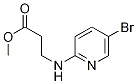 Methyl 3-((5-bromopyridin-2-yl)amino)propanoate Structure,33390-58-8Structure