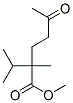 2-Isopropyl-2-methyl-5-oxohexanoic acid methyl ester Structure,33422-34-3Structure