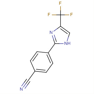 4-[5-(Trifluoromethyl)-1h-imidazol-2-yl]benzonitrile Structure,33469-11-3Structure