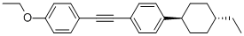 Trans-1-ethoxy-4-(2-(4-(4-ethylcyclohexyl)phenyl)ethynyl)benzene Structure,334826-59-4Structure