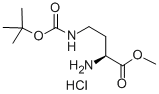 H-Dab(Boc)-Ome HCl结构式_3350-15-0结构式