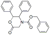 Benzyl 6-oxo-2,3-diphenyl-4-morpholinecarboxylate Structure,335159-14-3Structure