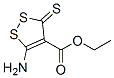 5-氨基-3-硫代氧基-3H-(1,2)二硫杂环戊烯-4-羧酸乙酯结构式_3354-38-9结构式