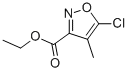 5-Chloro-4-methyl-isoxazole-3-carboxylic acid ethyl ester Structure,3356-96-5Structure