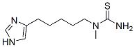 Thiourea, n-[5-(1h-imidazol-4-yl)pentyl]-n-methyl- (9ci) Structure,33565-48-9Structure