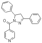 4,5-Dihydro-3,5-diphenyl-1-(4-pyridinylcarbonyl)-(1h)pyrazole Structure,336795-64-3Structure