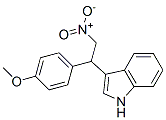 3-[1-(4-甲氧基苯基)-2-硝基乙基]-1H-吲哚结构式_33723-33-0结构式