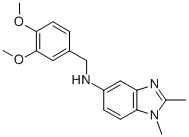 (3,4-Dimethoxy-benzyl)-(1,2-dimethyl-1h-benzoimidazol-5-yl)-amine Structure,337925-60-7Structure