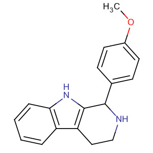 1-(4-甲氧基-苯基)-2,3,4,9-四氢-1H-beta-咔啉结构式_3380-73-2结构式