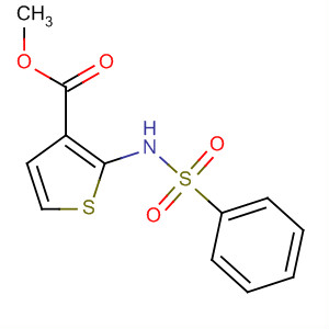 Methyl 2-(phenylsulfonamido)thiophene-3-carboxylate Structure,338750-47-3Structure